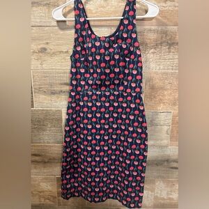 J Crew Navy Flower Dress Size 0